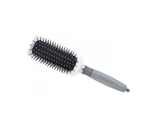 Изображение  Hair brush Silver Drops 9 rows Hairway 08241