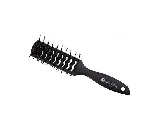 Изображение  Double-sided tunnel brush on a carbon base Hairway 08255