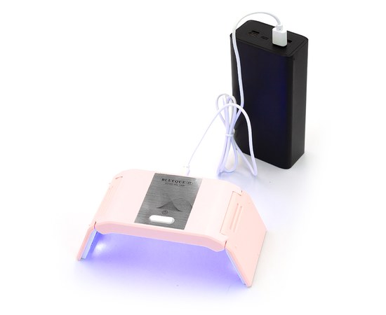 Изображение 4 USB UV/LED лампа BQ-3T mini 36 Вт для сушки гель-лака и гелевых типс, розовая
