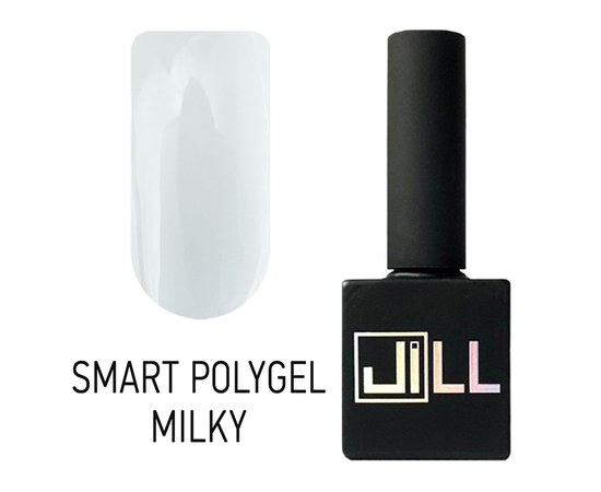 Зображення  Рідкий полігель JiLL Smart Polygel 9 мл, Milky, Об'єм (мл, г): 9, Цвет №: Milky