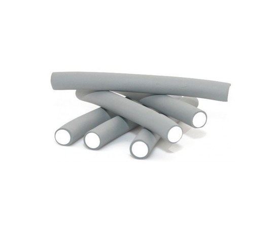 Изображение  Flexible curlers gray 180 x 19 mm Hairway 41175