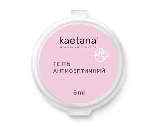 Изображение  Гель для лица Kaetana "Антисептический", противовоспалительное, регенерирующее, увлажняющее действие, 5 мл, Объем (мл, г): 5