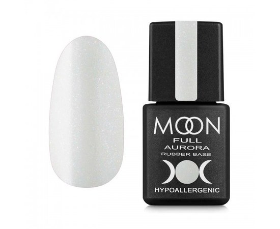 Изображение  Base rubber Moon Full Aurora 2003, milky with fine shimmer, 8 ml, Volume (ml, g): 8, Color No.: 3