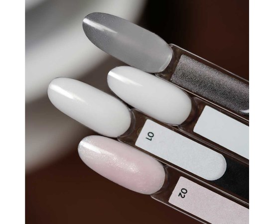 Изображение 2 Nails of the Day Polygel white — Полигель белый мелкозернистый, 30 мг
