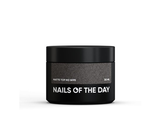 Зображення  Nails of the Day Matte top no wipe – матовий топ без липкого шару, 30 мл