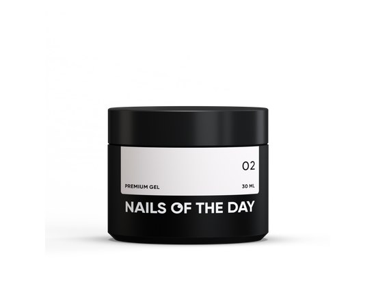 Изображение  Nails of the Day Premium gel 02 - молочно-розовый строительный гель, 30 мл, Объем (мл, г): 30, Цвет №: 02