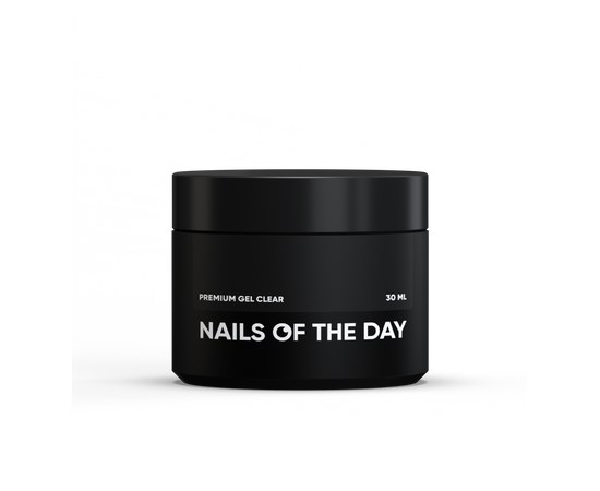 Зображення  Nails of the Day Premium gel clear - прозорий будівельний гель, 30 мл, Об'єм (мл, г): 30, Цвет №: Прозорий