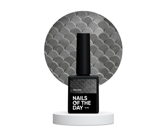 Изображение  Nails of the Day Fiber base - base for nails with nylon fibers, 10 ml, Volume (ml, g): 10