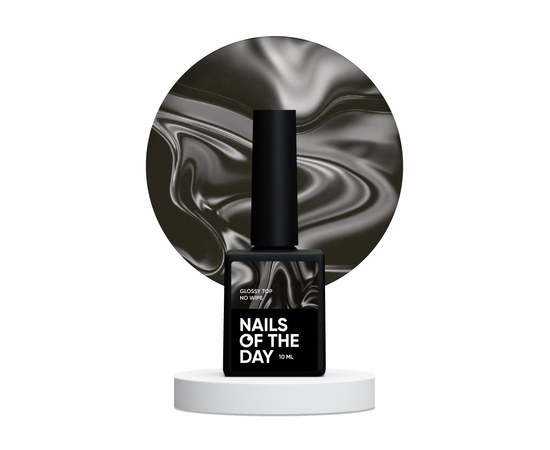 Изображение  Nails of the Day Glossy top no wipe, 10 ml
