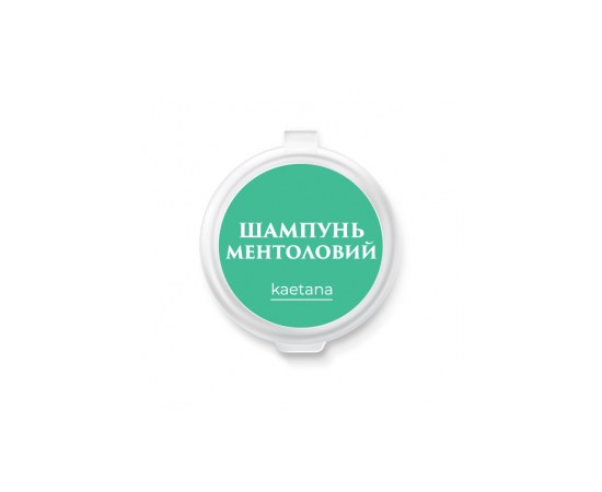 Изображение  HOUSE. Shampoo Menthol, prevention of dandruff and hair growth Kaetana, 5 ml