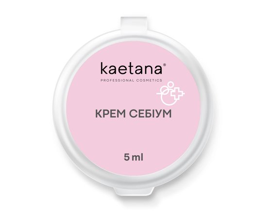 Изображение  Крем для лица Kaetana "Себиум" матующий для проблемной и жирной кожи, устраняет блеск и воспаление, 5 мл., Объем (мл, г): 5