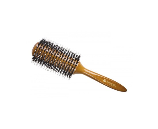 Изображение  Brushing with mixed bristles "porcupine", 74 mm Hairway 06130