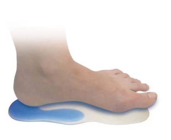 Изображение  Gel insole with blue heel insert - pair L (40-42) 27cm, Fresco F-00035-03B, Size: L