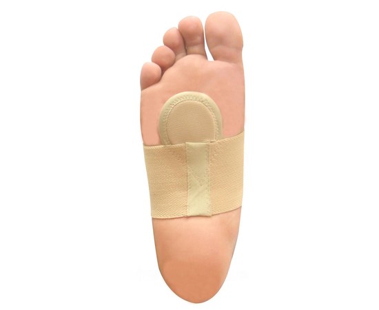 Изображение  Elastic bandage for longitudinal flat feet with an insert under the metatarsus S Ø 16.5 cm, Fresco F-00009-01, Size: S