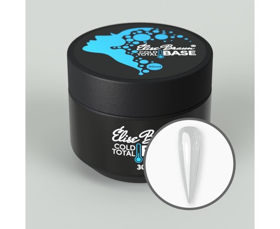 Изображение  Base for gel polish Elise Braun Cold Total Base 30 ml, Volume (ml, g): 30