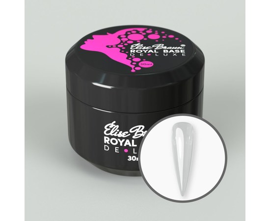Изображение  Base for gel polish Elise Braun Royal Base De Luxe 30 ml, Volume (ml, g): 30