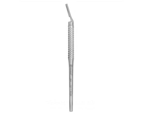 Изображение  Handle round, curved for a scalpel, standard No. 3, 145 mm, Medesy 3632