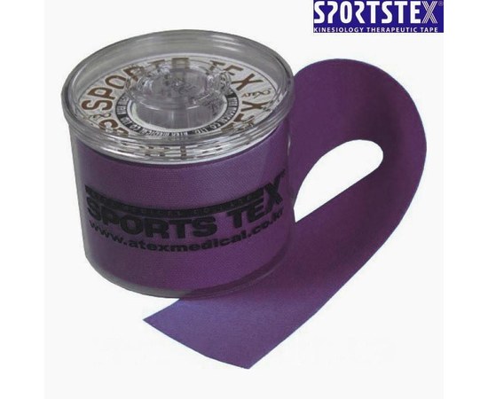 Изображение  Тейп классический 5см * 5м, фиолетовый Atex, Цвет №: фиолетовый