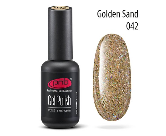 Изображение  Gel polish for nails PNB Gel Polish 8 ml, № 042, Volume (ml, g): 8, Color No.: 42