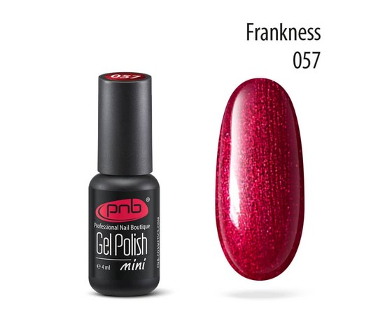 Изображение  Gel polish for nails PNB Gel Polish 4 ml, № 057, Volume (ml, g): 4, Color No.: 57