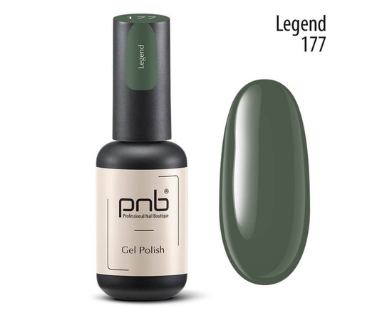 Изображение  Gel polish for nails PNB Gel Polish 8 ml, № 177, Volume (ml, g): 8, Color No.: 177