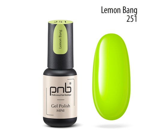 Изображение  Gel polish for nails PNB Gel Polish 4 ml, № 251, Volume (ml, g): 4, Color No.: 251
