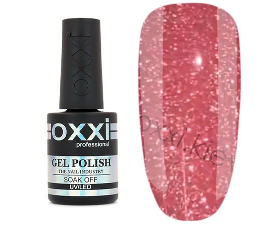 Изображение  Camouflage base for gel polish Oxxi Professional Lurex Base 10 ml, No. 08, Volume (ml, g): 10, Color: 8