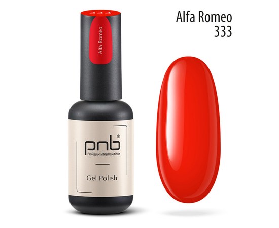 Изображение  Gel polish for nails PNB Gel Polish 8 ml, № 333, Volume (ml, g): 8, Color No.: 333