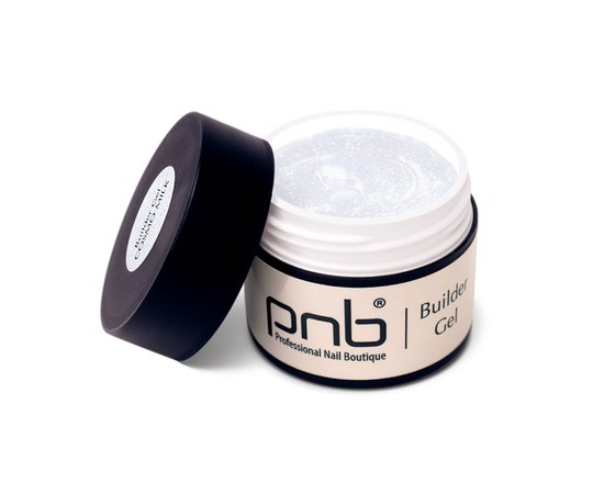 Изображение  Reflective nail gel PNB Builder Gel Cosmo 5 ml, Milk, Volume (ml, g): 5, Color No.: 2