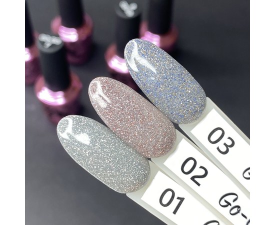 Изображение  Gel nail polish Elise Braun Go-Go 10 ml, № 01, Volume (ml, g): 10, Color No.: 1