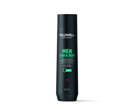 Изображение  Shampoo Goldwell Dualsenses MEN for hair and body 300 ml, Volume (ml, g): 300