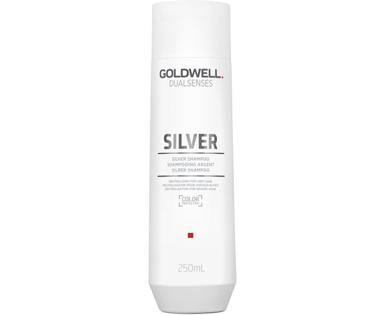 Изображение  Шампунь Goldwell Dualsenses Silver для осветленных и седых волос 250 мл