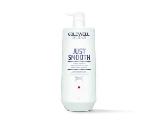 Изображение  Shampoo Goldwell Dualsenses Just Smooth smoothing for unruly hair 1 l, Volume (ml, g): 1000
