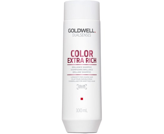 Зображення  Шампунь Goldwell Dualsenses Color Extra Rich для збереження кольору товстого та пористого волосся 100 мл, Об'єм (мл, г): 100