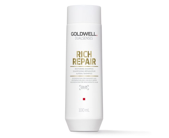 Изображение  Шампунь Goldwell Dualsenses Rich Repair для сухих и поврежденных волос 100 мл, Объем (мл, г): 100