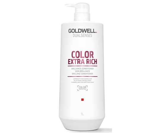 Изображение  Кондиционер Goldwell Dualsenses Color Extra Rich для сохранения цвета толстых и ячеистых волос 1 л, Объем (мл, г): 1000