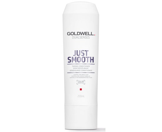 Изображение  Conditioner Goldwell Dualsenses Just Smooth smoothing for unruly hair 200 ml, Volume (ml, g): 200