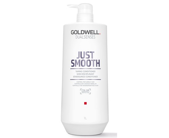Изображение  Conditioner Goldwell Dualsenses Just Smooth smoothing for unruly hair 1 l, Volume (ml, g): 1000
