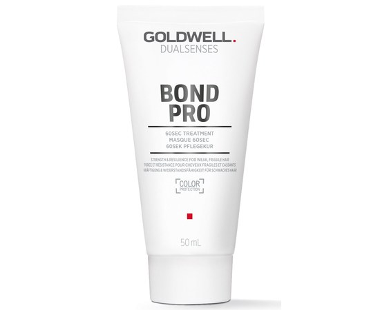 Изображение  Mask Goldwell Dualsenses Bond Pro 60 sec strengthening for thin and brittle hair 50 ml