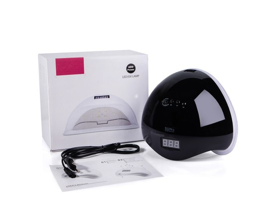 Изображение 5 Lamp for manicure SUN 5 - LED+UV 48W Black for curing