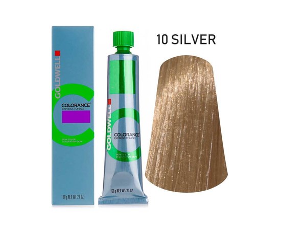 Изображение  Paint tinting Goldwell Colorance Express Toning 10-SILVER 60 ml