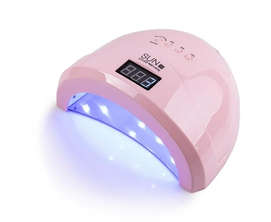 Изображение  Лампа для ногтей и шеллака SUN One 1S UV+LED 48 Вт, Розовая