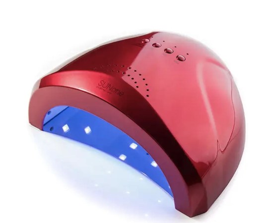 Изображение  Лампа для ногтей и шеллака SUN One 1 UV+LED 48 Вт, Красная