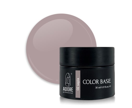 Изображение  Color base ADORE prof. Color Base 30 ml №02 - sepia, Volume (ml, g): 30, Color No.: 2