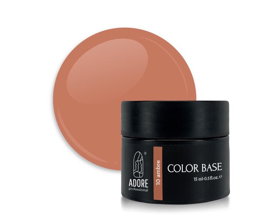Изображение  Color base ADORE prof. Color Base 15 ml №10 - ambre, Volume (ml, g): 15, Color No.: 10