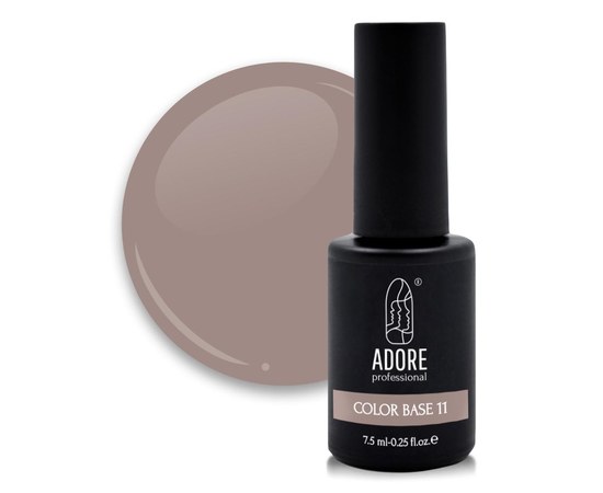 Зображення  Кольорова основа ADORE prof. Color Base 7,5 мл №11 - mocha, Об'єм (мл, г): 7.5, Колір: 11