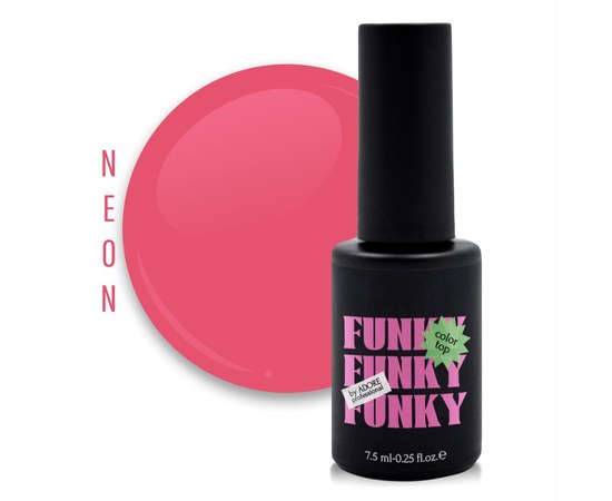 Изображение  Stained glass top ADORE prof. Funky Color Top 7.5 ml №01 - funky chic, Volume (ml, g): 45053, Color No.: 1