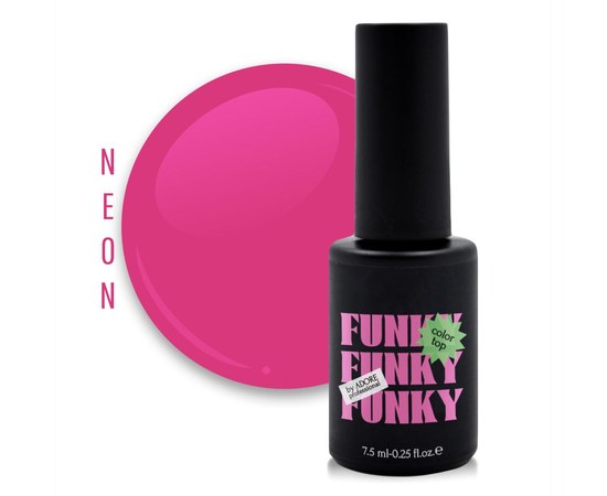 Изображение  Stained glass top ADORE prof. Funky Color Top 7.5 ml №02 - funky glam, Volume (ml, g): 45053, Color No.: 2