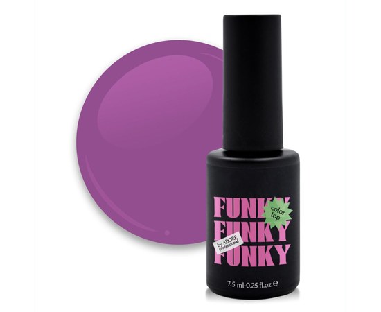 Изображение  Stained glass top ADORE prof. Funky Color Top 7.5 ml №03 - funky peri, Volume (ml, g): 45053, Color No.: 3