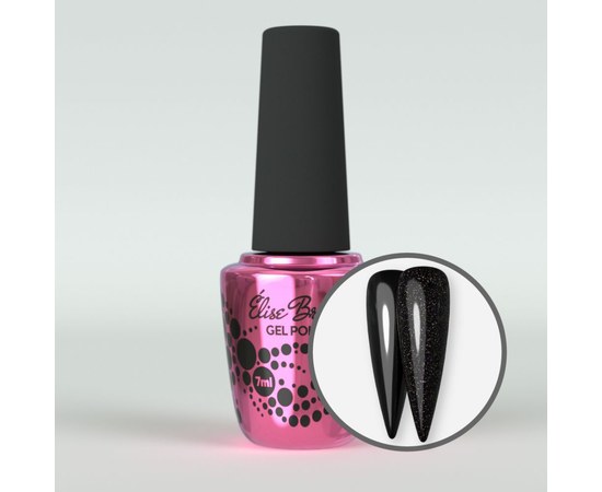 Изображение  Top for nails with shimmer Elise Braun Glitter Top 10 ml, № 06, Volume (ml, g): 10, Color No.: 6